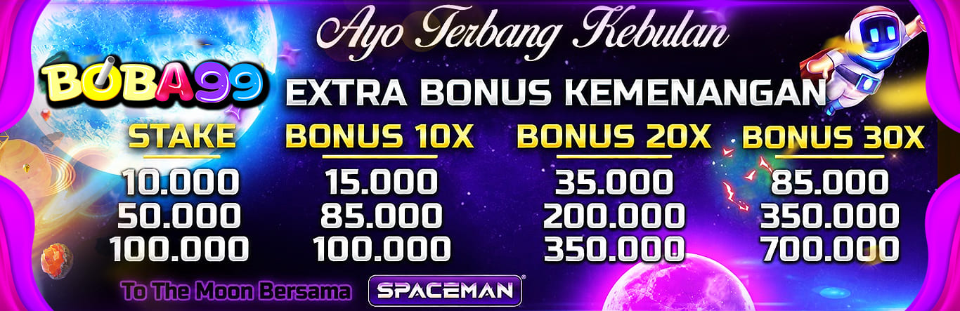 BONUS SPACEMAN TERBANG KE BULAN