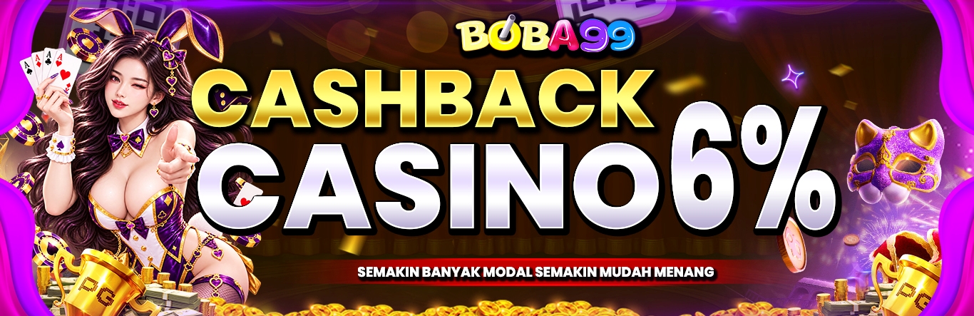 6% BONUS ROLLINGAN MINGGUAN CASINO
